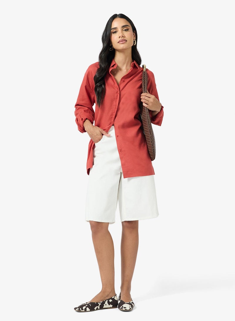 TOPSHOP Casual Long Sleeve  Shirt - Image 4