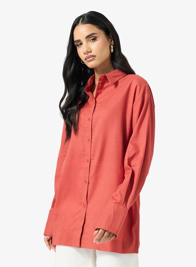 TOPSHOP Casual Long Sleeve  Shirt - Image 3