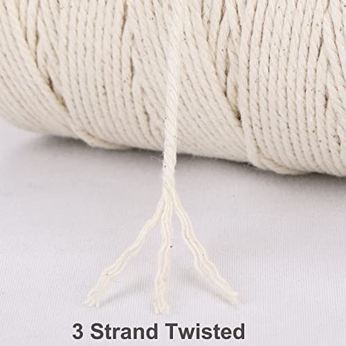 XKDOUS 1035ft Cotton Kitchen Twine, 2mm for Roasting, Trussing Poultry, Baking & Crafting - Image 5