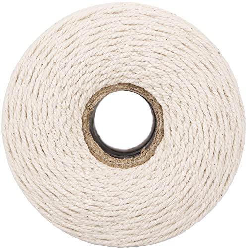 XKDOUS 1035ft Cotton Kitchen Twine, 2mm for Roasting, Trussing Poultry, Baking & Crafting - Image 3