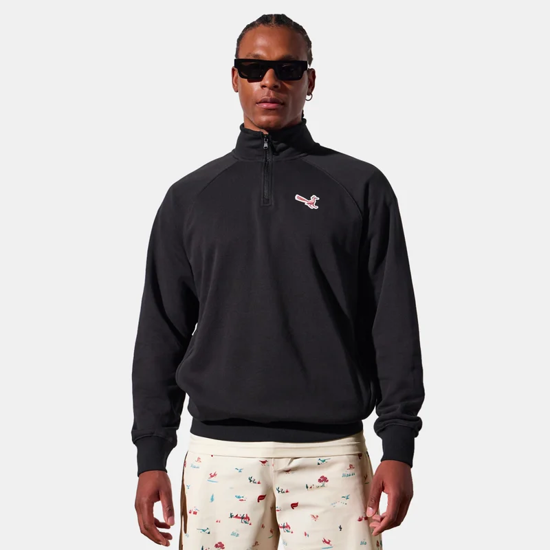 Fabletics The Year Round Terry Quarter-Zip Sweatshirt