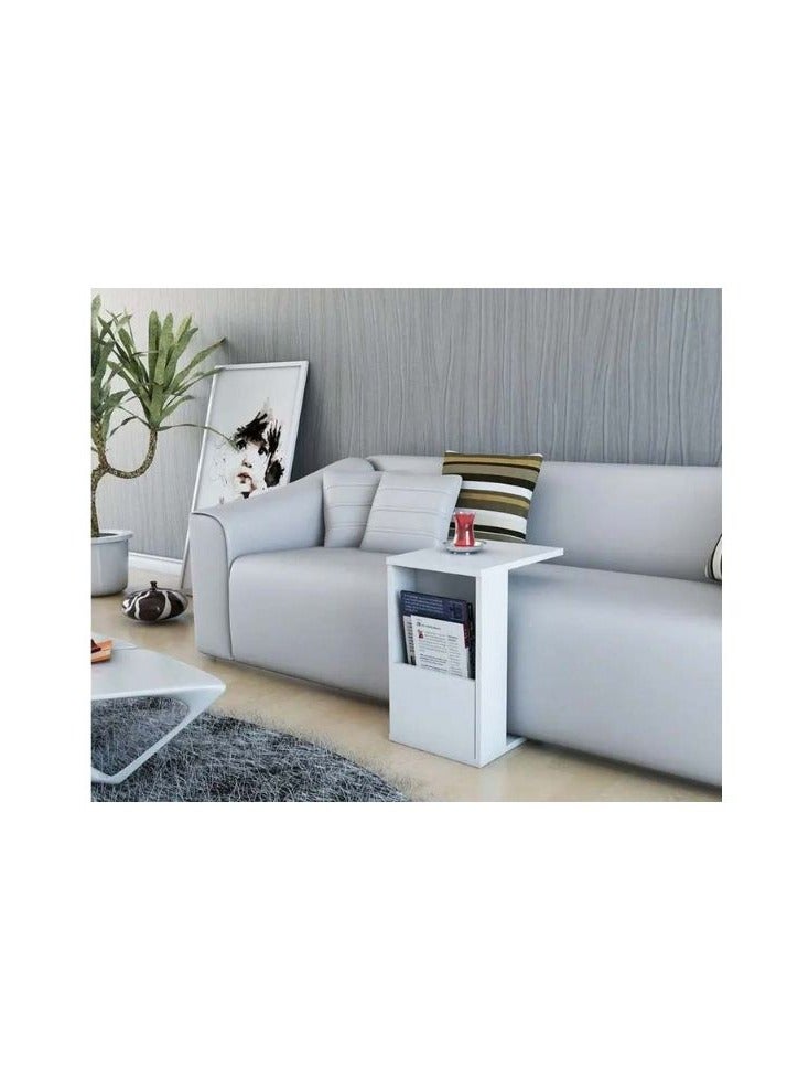 Woplek White Side Table - Image 1