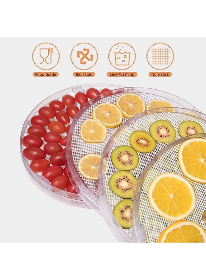 بطانات وحدة الطهي بالبخار المصنوعة من السليكون، وحدات الطهي الدائرية القابلة لإعادة الاستخدام، سجادات تجفيف الفواكه التي لا تحتوي على العصا، سجادات وحدة الطهي بالبخار، طهي الفطائر ذات الحجم الخافت، مج - Image 3