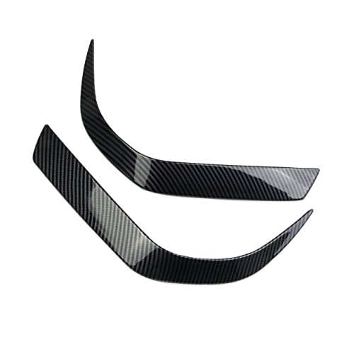 Fewshaw Carbon Fiber Exterior Body Trim Cover Accessories for Mitsubishi Outlander 2022-2025 (Headlight Trim) - Image 2