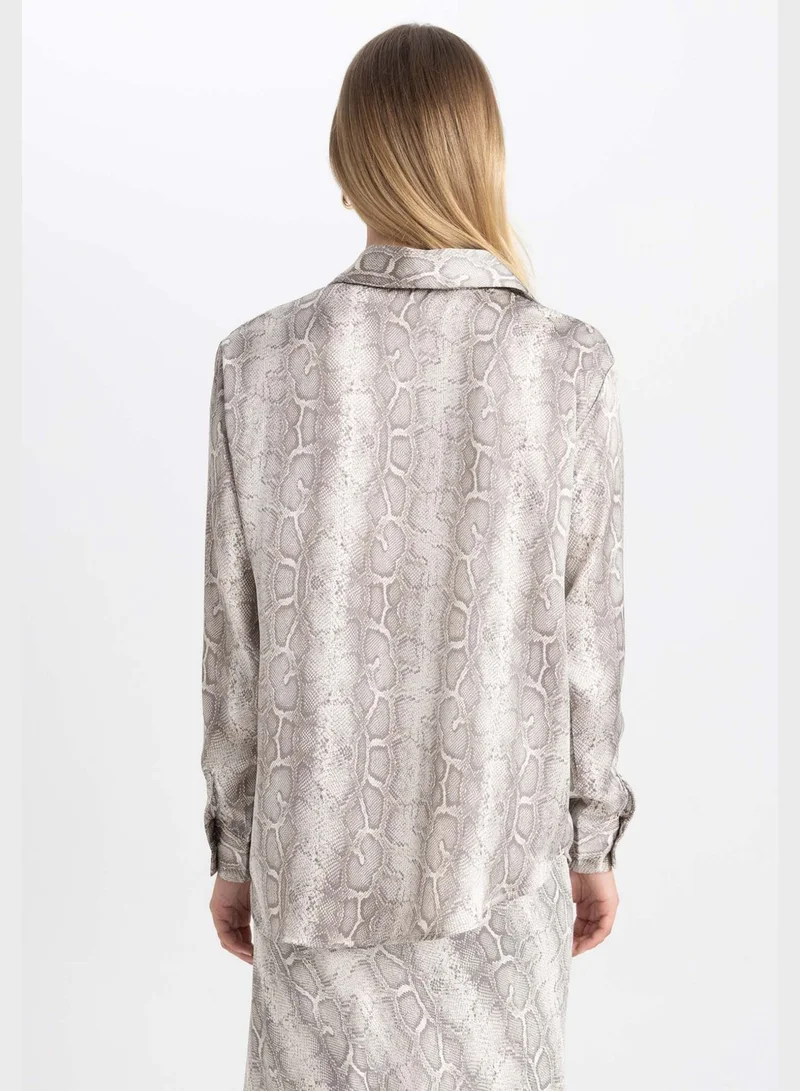 DeFacto Oversize Fit Long Sleeve Shirt