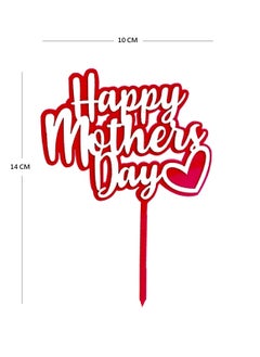 Happy Mothers Day Cake Topper, Red - pzsku/ZCBCFD03FD4E9B78B0B8EZ/45/_/1646047179/dcfc7000-f10a-48da-8d53-af8ed24df646