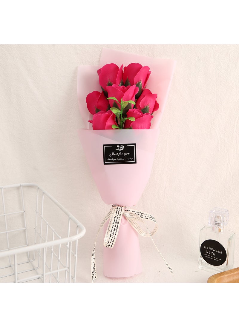 Generic Teachers Day 7 Soap Roses Bouquet Gift Rose 7 Roses 