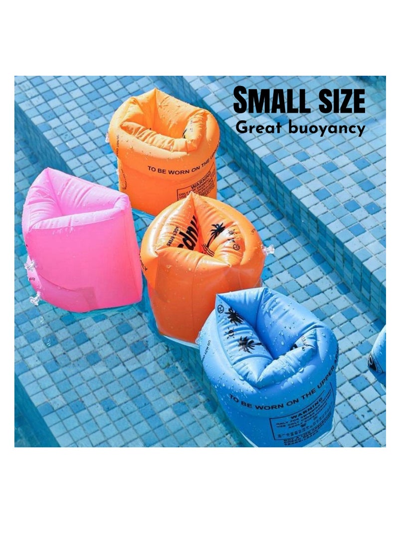 NOVOLAN NOVOLAN Swimming Arm Bands, Set of 8 Inflatable Arm Floaties for Adults & Kids, Thickened Dual-Chamber Safety Water Sleeves for Swimming, Suitable for Weights 15-100kg, Swimming Floats for Beginners - Image 3