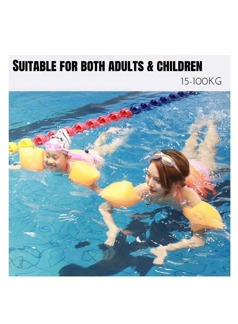 NOVOLAN NOVOLAN Swimming Arm Bands, Set of 8 Inflatable Arm Floaties for Adults & Kids, Thickened Dual-Chamber Safety Water Sleeves for Swimming, Suitable for Weights 15-100kg, Swimming Floats for Beginners - Image 5