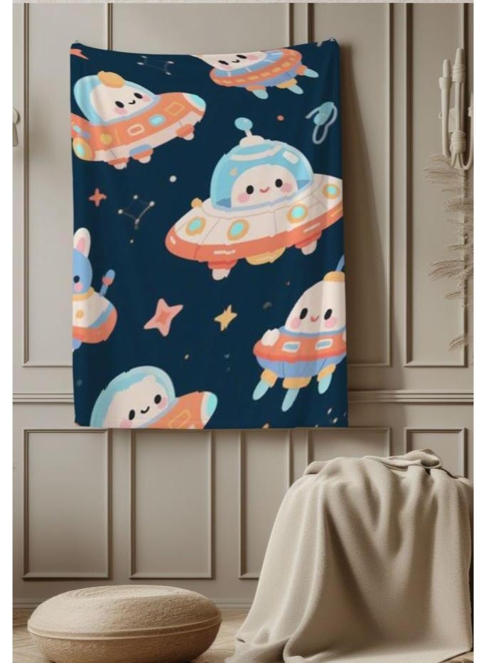 general Baby and children's cartoon flannel thin blanket (warm and comfortable, suitable for sleep, game use) 70cm*100cm - Image 3