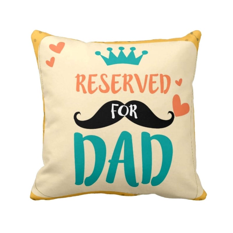 YaYa Cafe YaYa cafe for Mom Dad Reserved for Queen Mom King Dad Cushion Covers 16x16 inches Wedding Marriage Mothers Fathers Day  - Image 2