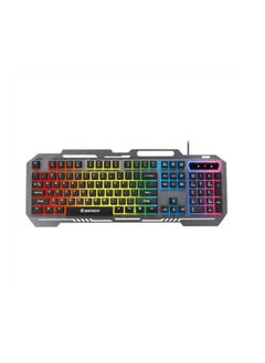 JERTECH JERTECH KM 960 - USB gaming keyboard and mouse combo - with wonderful lighting effects - fast key reaction - modern and modern design with the highest quality - black  - Image 3