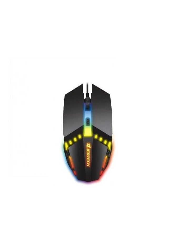 JERTECH - JERTECH KM 960 - USB gaming keyboard and mouse combo - with wonderful lighting effects - fast key reaction - modern and modern design with the highest quality - black - Image 1