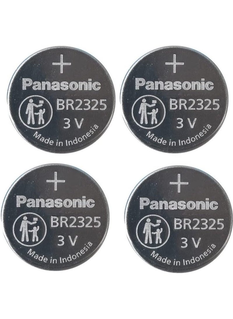 Panasonic 4-Pieces Panasonic BR2325 Lithium 3V Indonesia Batteries