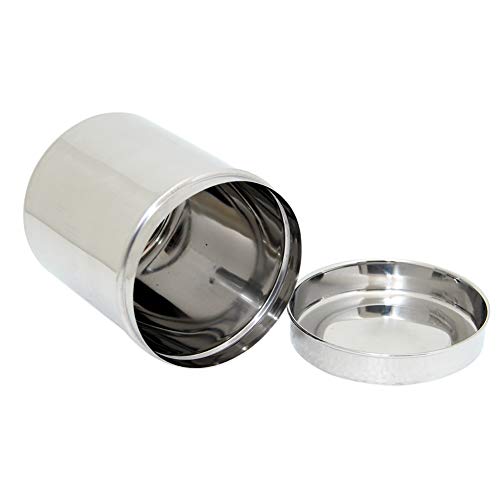 Dharam Paul Traders Stainless Steel Kitchen Container Set,Steel canister set , Small Size,Set of 3 Pieces - Image 4