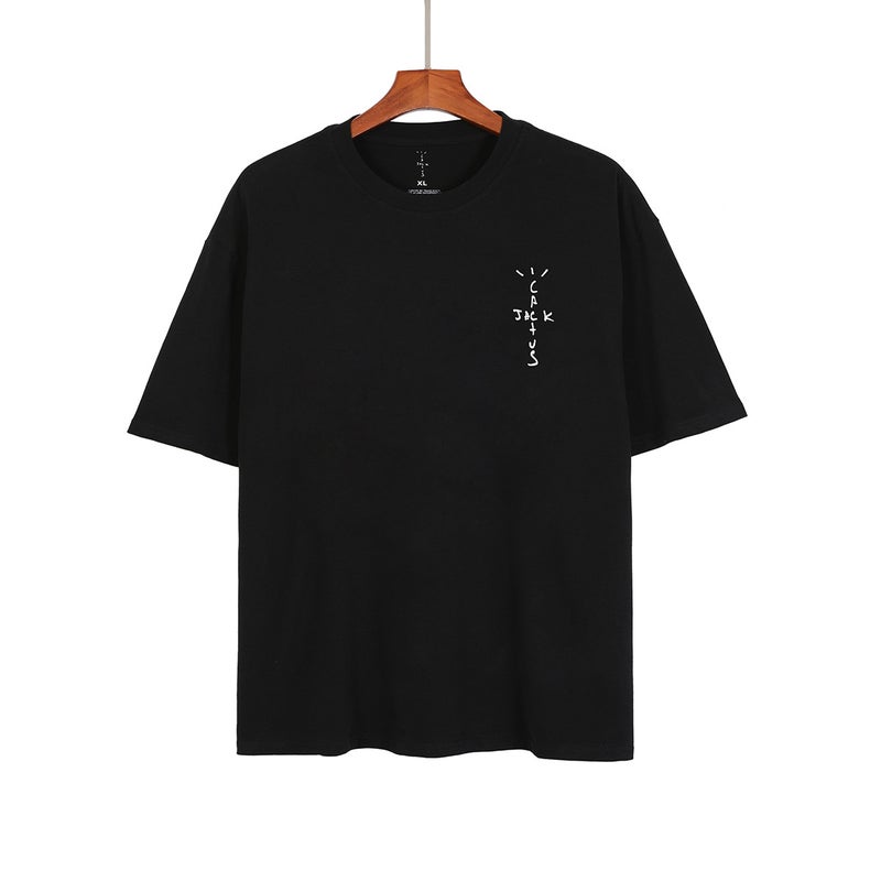 T.S Utopia Retro Printed Short Sleeve T-Shirt For Men And Women With A Batch Of Hair - Image 4