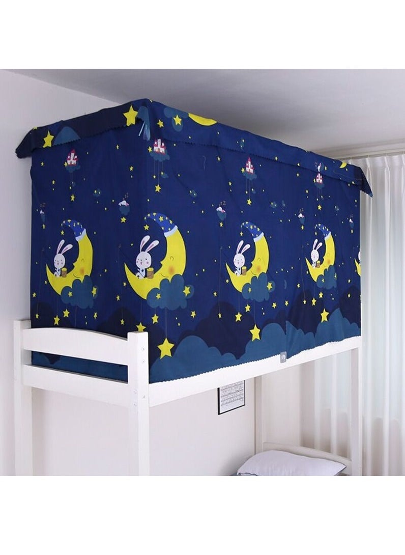 FASHION HOME - Dorm Home Bunk Bed Curtains Single Sleeper Canopy Blackout Cloth Curtain Shading Bedding Junior Students College Home Drapery 1pc - Image 1