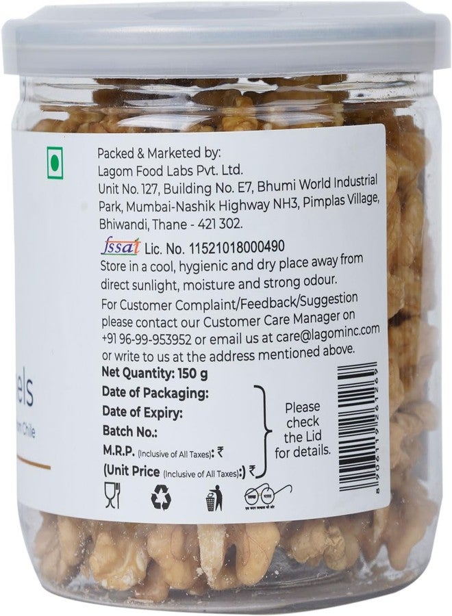 Lagom Gourmet Chilean Walnut Kernels 150g | Premium Akhrot Giri | Walnuts Dry Fruit | All Natural & Fresh | No Preservatives | Walnut Kernels Without Shell - Image 4