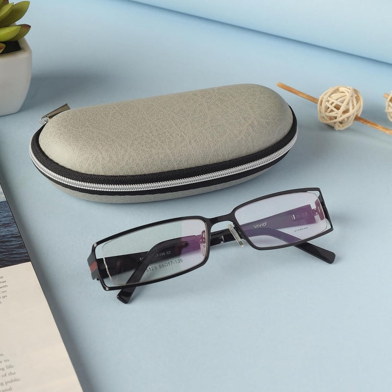 VIVID Vision Unisex Adult Lightweight Eyewear Specs Case Cover | Protect Eye Glasses | Chashma Dibbi | Spectacle Box | Closure - Zipper | Faux Leather - Image 4