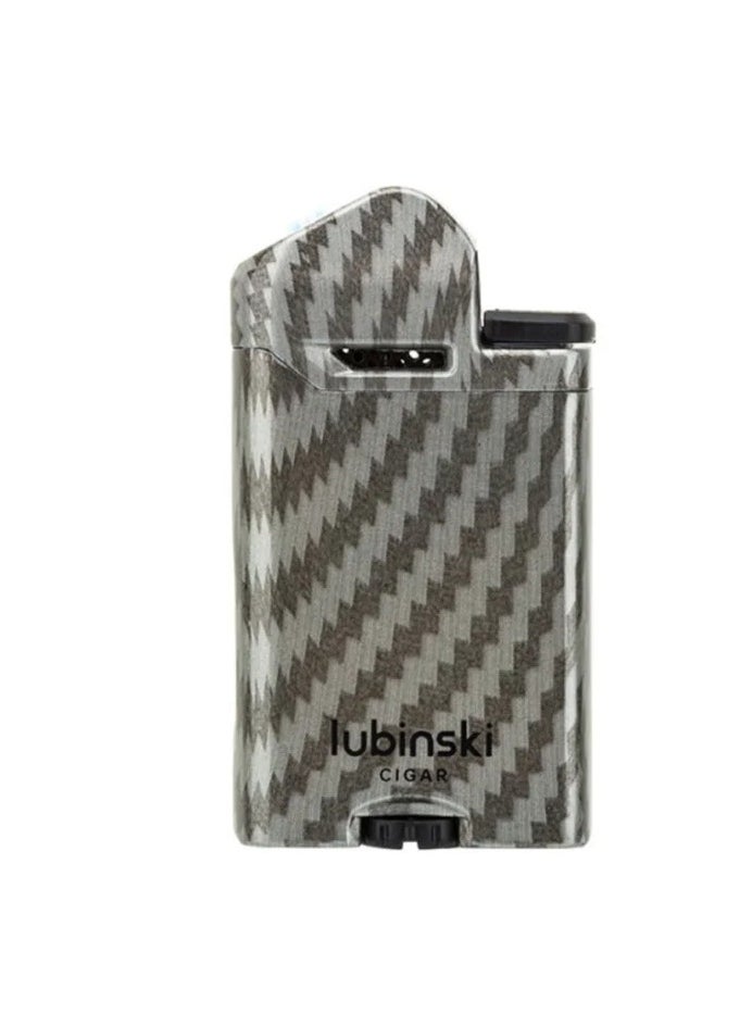 Lubinski Lubinski Lighter Zinc Alloy Windproof Direct Fire Visible Transom Portable Metal Lighter Outdoor Camping Hiking Grey  - Image 3