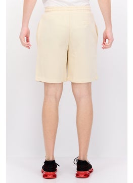 Blank Essentials Men Brand Logo Basic Shorts, Beige  - Image 2