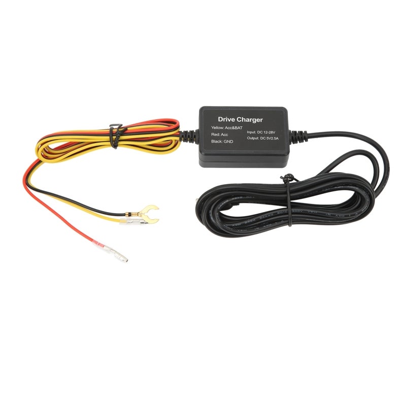 Dash Cam Hardwire Kit 12V‑28V to 5V USB Adapter Overheating Protection for Mirror Cam GPS Navigator Radar Detector TYPE C - Image 4