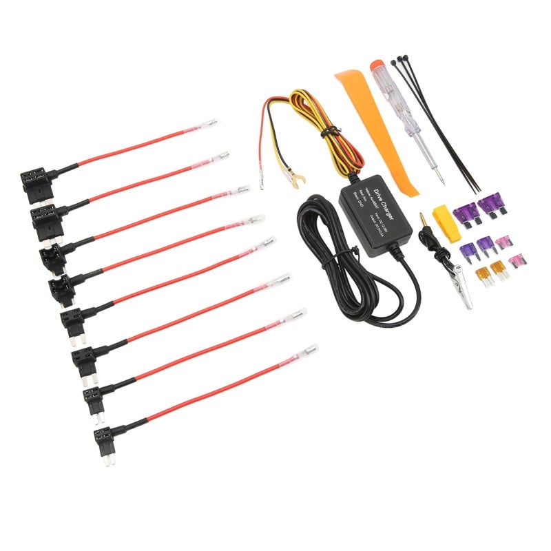 Dash Cam Hardwire Kit 12V‑28V to 5V USB Adapter Overheating Protection for Mirror Cam GPS Navigator Radar Detector TYPE C - Image 3