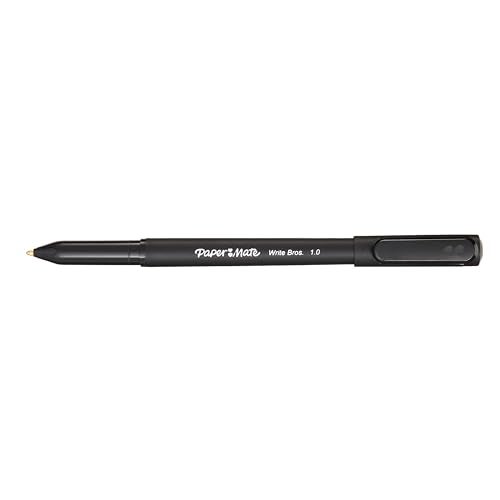Paper Mate Ballpoint Pens Write Bros. Black Ink Pens Medium Point (1.0mm) 60 Count - Image 2