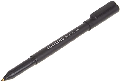 Paper Mate Ballpoint Pens Write Bros. Black Ink Pens Medium Point (1.0mm) 60 Count - Image 4