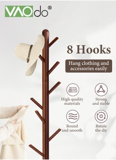 8 Hooks Standing Coat Rack Hanger Multifunctional Clothes Rack Stand Coat Tree Hat Handbag Hanger Freestanding Sturdy - pzsku/ZCBD0A07FE535E88893FEZ/45/_/1736240304/bcdf639f-52e3-4560-aad9-3b9738d261f2