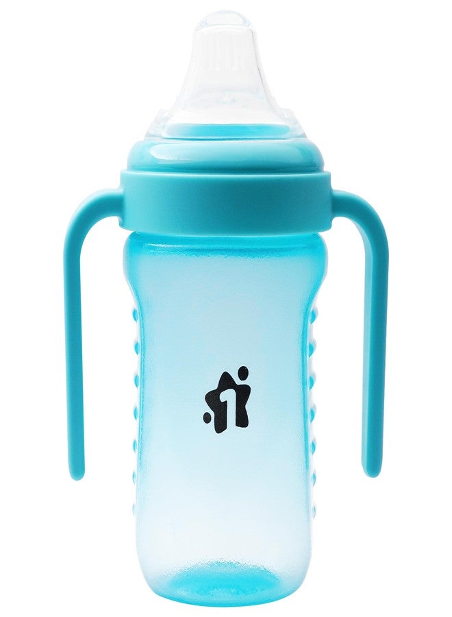 1ST STEP Matte Collection BPA Free Polypropylene Soft Spout Sipper with Twin Handles for Easy Grip - Blue - Image 5