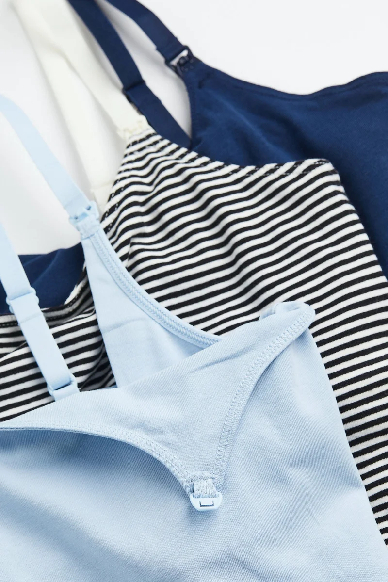 MAMA 3-pack nursing vest tops