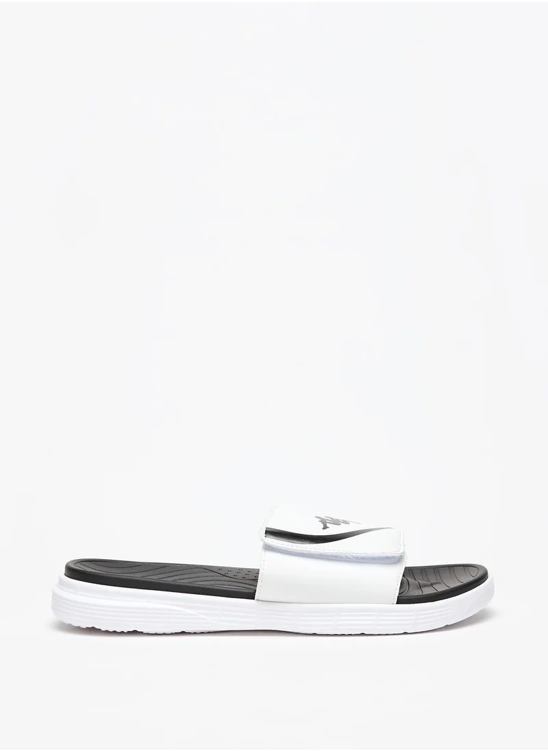 كابا Men's Logo Print Slip-On Slide Sandals