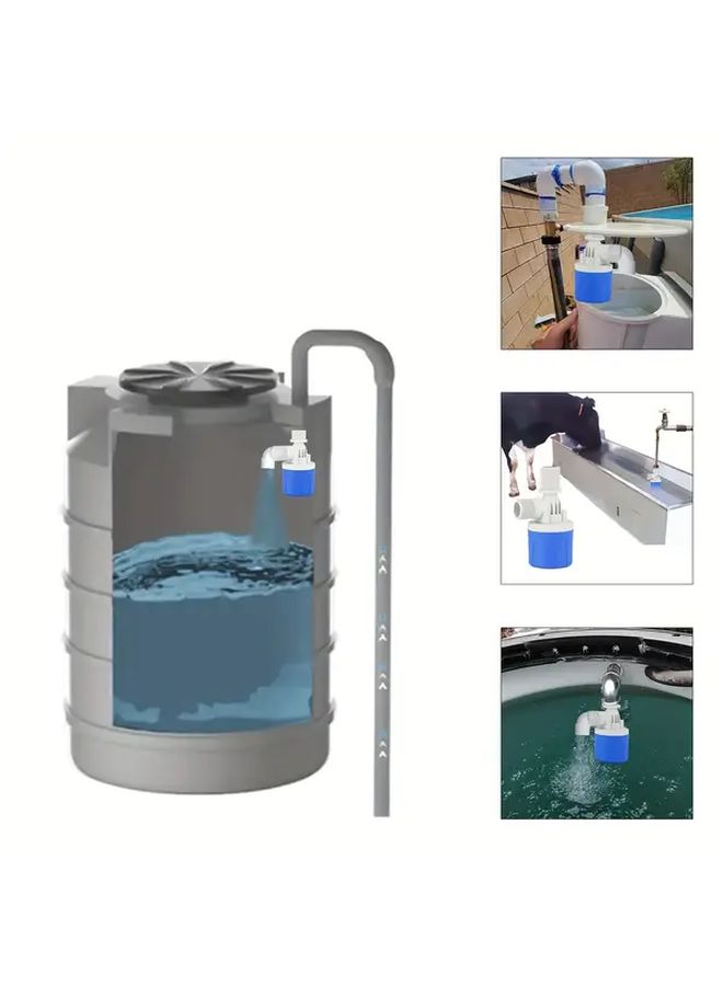 Automatic Float Valve 3/4 Inch No Electricity Needed Self Leveling System Heavy Duty Plastic for Pools Ponds Tanks - Image 4