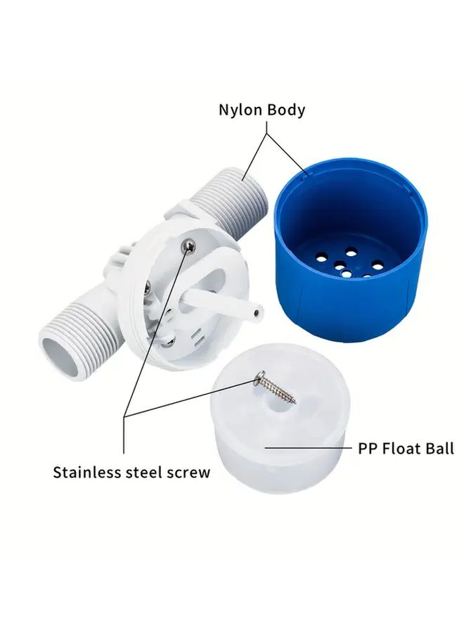 Automatic Float Valve 3/4 Inch No Electricity Needed Self Leveling System Heavy Duty Plastic for Pools Ponds Tanks - Image 5