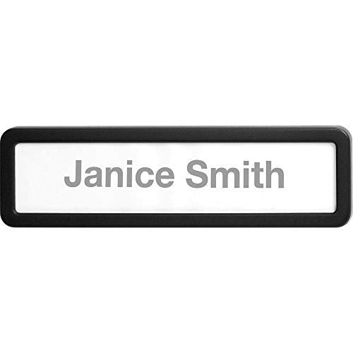 Lorell Recycled Plastic Cubicle Nameplate - Image 1