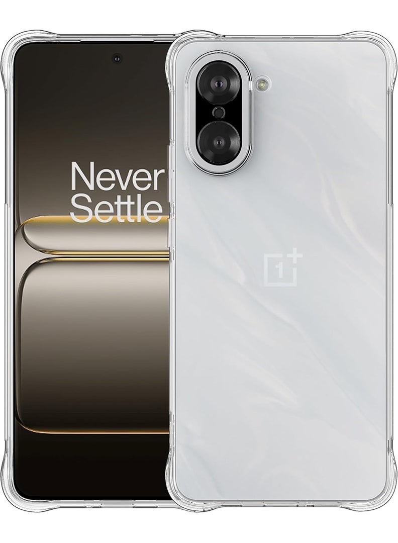 Case Up Clear Case Compatible with OnePlus Nord CE 5 Shock-Absorption TPU Cell Phone Cover, Soft Flexible & Crystal Clear Protective Case - Image 1