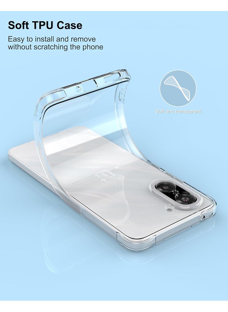 Case Up Clear Case Compatible with OnePlus Nord CE 5 Shock-Absorption TPU Cell Phone Cover, Soft Flexible & Crystal Clear Protective Case - Image 5