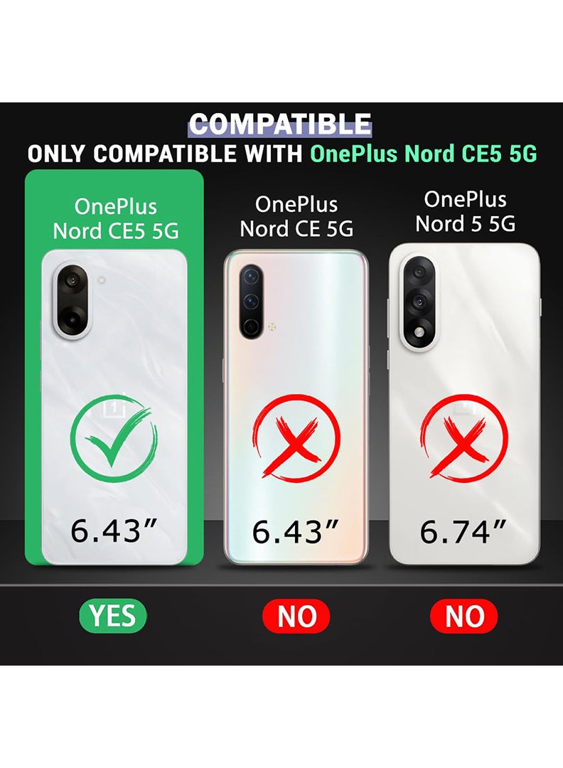 Case Up Clear Case Compatible with OnePlus Nord CE 5 Shock-Absorption TPU Cell Phone Cover, Soft Flexible & Crystal Clear Protective Case - Image 2