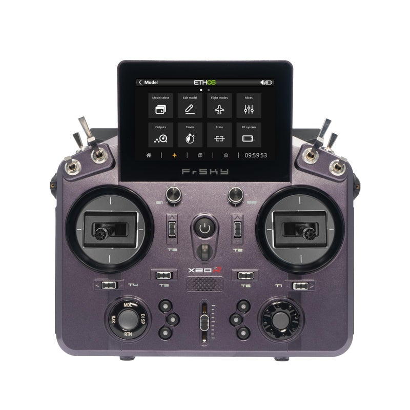 FrSky Tandem X20R DualBand 24G900M Transmitter LongRange RF Link with Telemetry TDISRM Module 24CH Touchscreen ETHOS System for RC FixedWing and FPV Slate Gray - Image 2