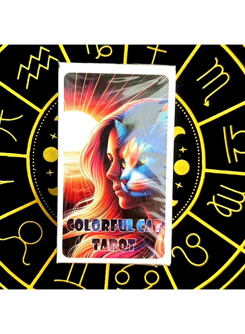 NIBEMINENT Colorful Cat Tarot