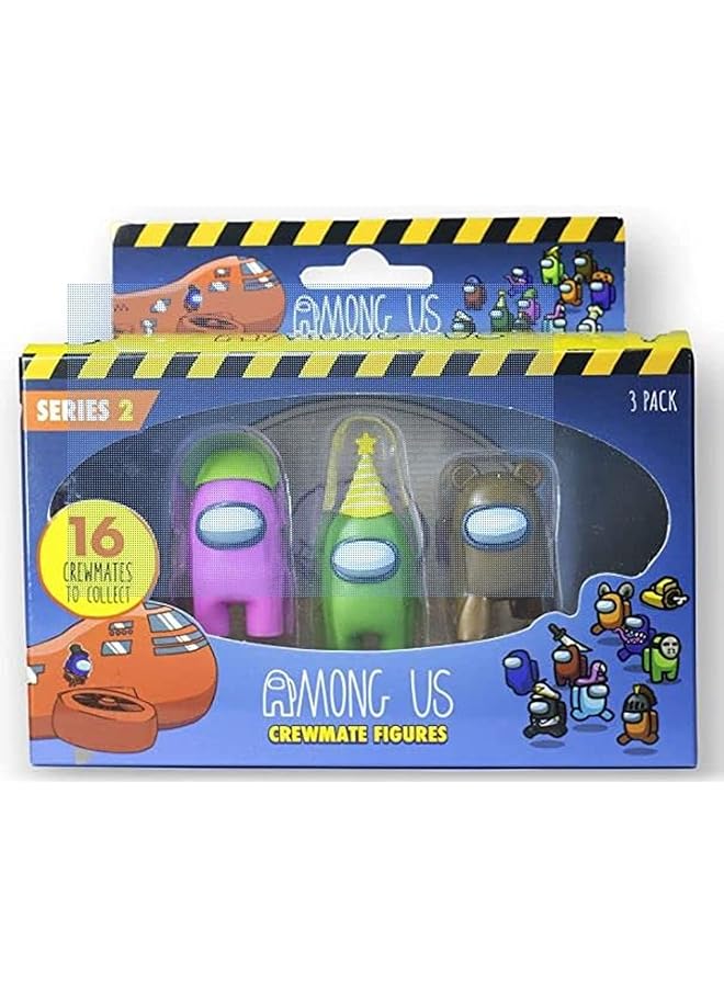 Among Us Collection Crewmate Figures Three Pack Window Box