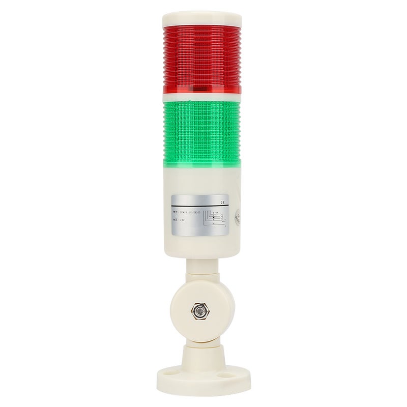 Red /Green CNC Machine Warning LED Indicator Alarm Signal Light with Buzzer Sound 24V - Image 5