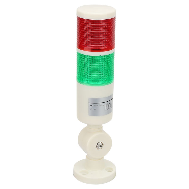 Red /Green CNC Machine Warning LED Indicator Alarm Signal Light with Buzzer Sound 24V - Image 3