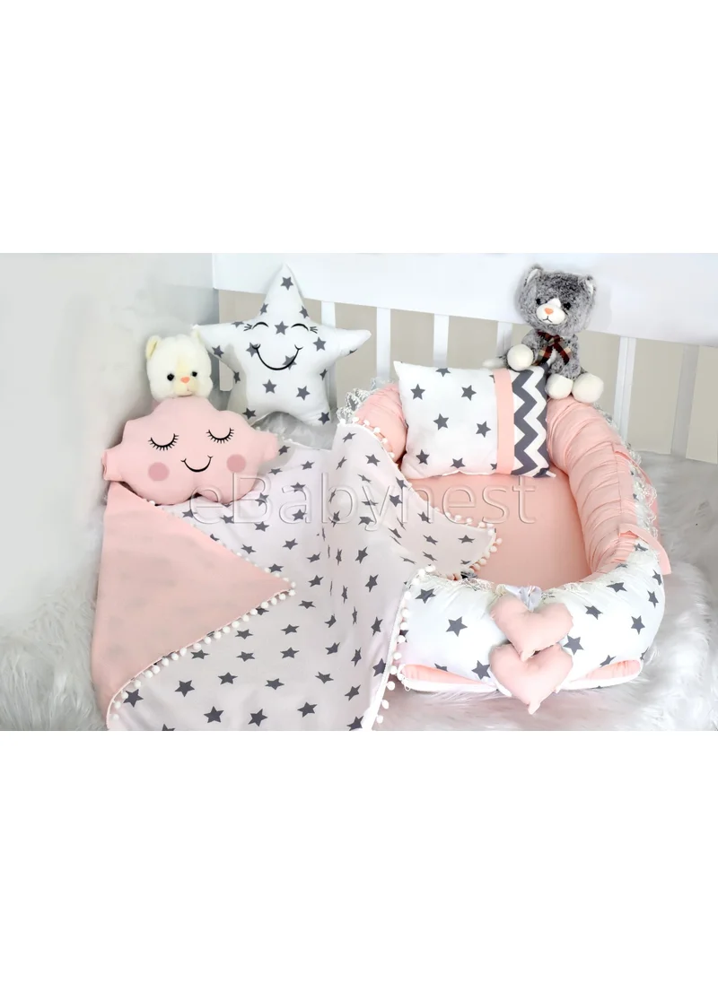 Ebabynest Big Star Series Powder Babynest Set with Pompom