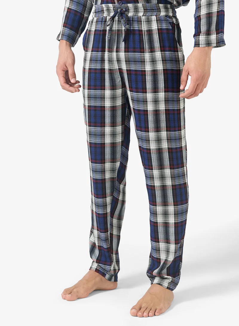 Robert Wood Nightwear Shirt & Pants Set