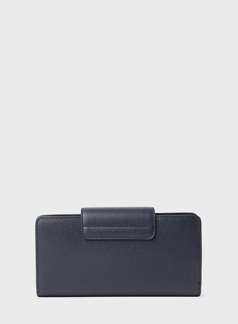 TOMMY HILFIGER Flapover Monogram Clutch