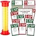 Pascliyna Christmas 5 Second Game Xmas Party Games with 92 Question Cards and 5 Second Hourglass Christmas Family Card Games for Family Friends Sleepovers Party Night Think Fast and Shout Out Answers - Image 2