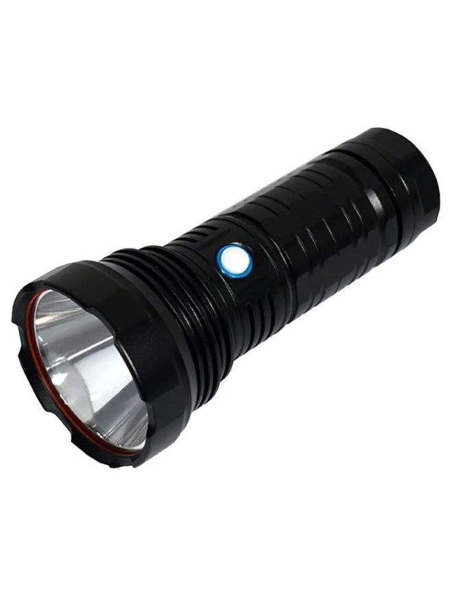360°Light 1800LM USB Rechargeable LED Flashlight, Super Bright Flashlight, Waterproof 6600mA Light 3 Brightness 3 Modes for Camping, Outdoor, Emergency, Everyday Flashlights