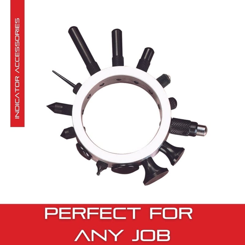 Starrett Dial Indicator Accessories and Contact Set for AGD Indicators  14 Points 448 Screw Thread 1 Shock Absorbing  25R - Image 5